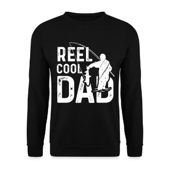 Roll Cool Papa - Sweat-shirt Unisexe - noir - Devant - Alina (178cm) & Michal (187cm)
