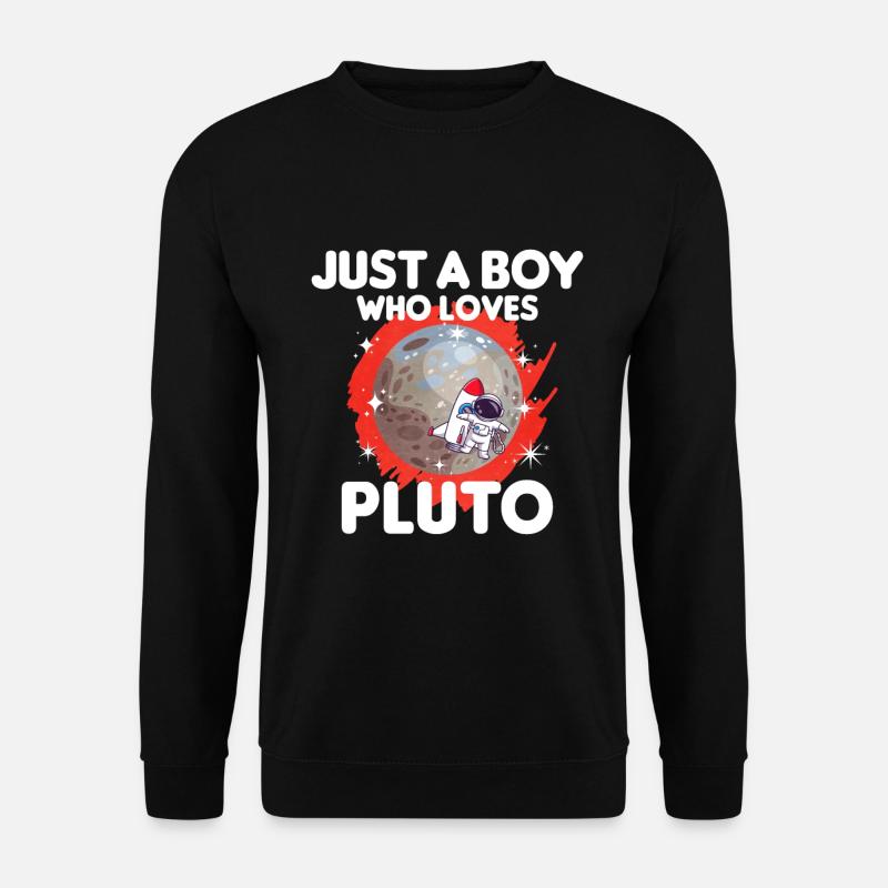 Pluto Planet Geschenk - Unisex Pullover - Schwarz