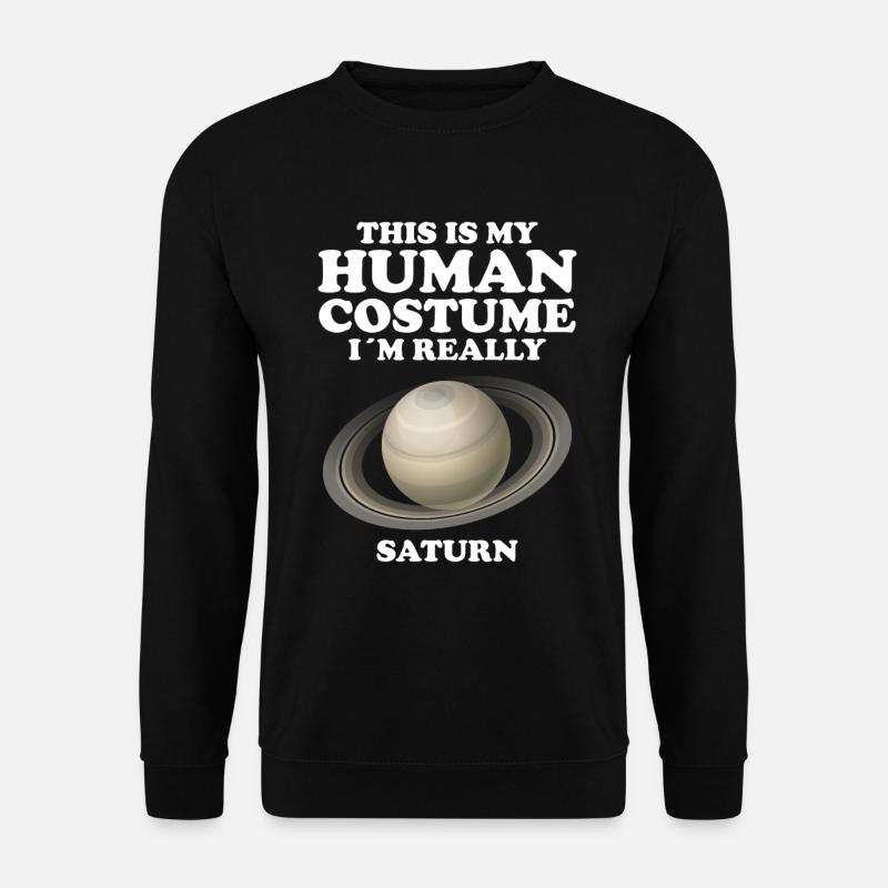 Saturn - Unisex Pullover - Schwarz