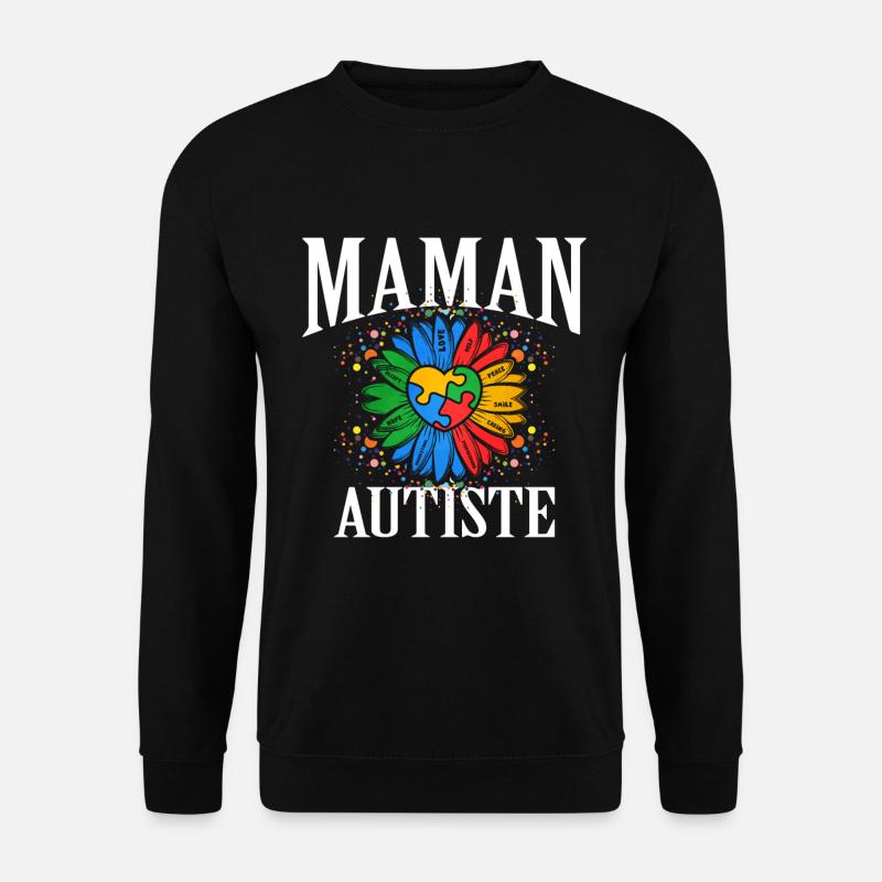 Cadeau autisme autisme - Sweat-shirt Unisexe - noir