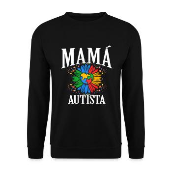 Cadeau autisme autisme - Sweat-shirt Unisexe - noir - Devant - Alina (178cm) & Michal (187cm)