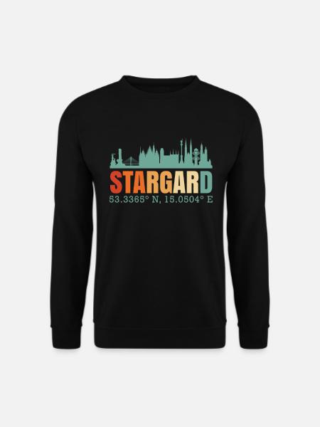 Polen Stargard Skyline - Unisex Pullover - Schwarz