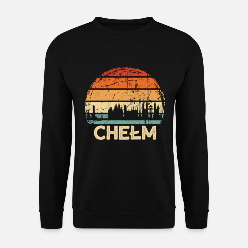 Poland Chelm Skyline - Unisex Sweatshirt - black