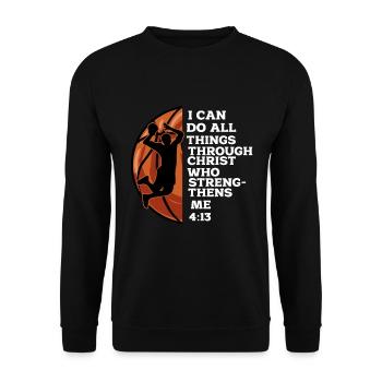 Basket-ball - Sweat-shirt Unisexe - noir - Devant - Alina (178cm) & Michal (187cm)