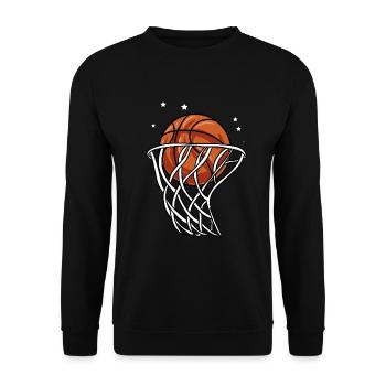 Basket-ball - Sweat-shirt Unisexe - noir - Devant - Alina (178cm) & Michal (187cm)