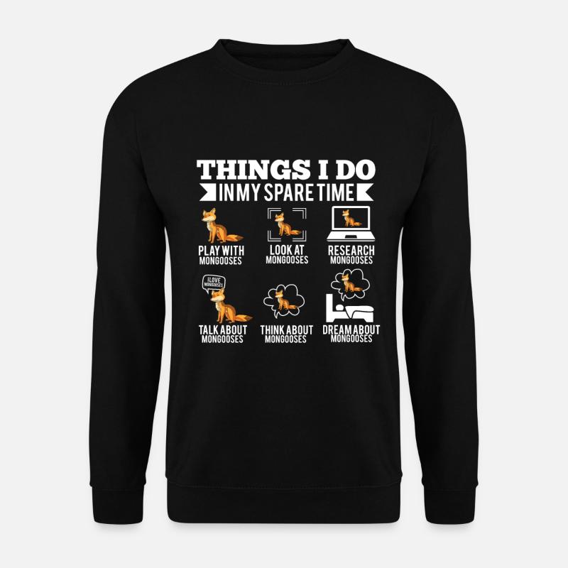 Mongoose mongoose - Unisex Sweatshirt - black