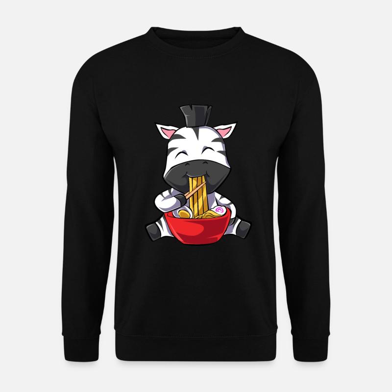 Zebra - Unisex Sweatshirt - black