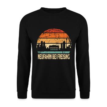 Neufahrn bei Freising - Unisex Pullover - Schwarz - Vorne - Alina (178cm) & Michal (187cm)