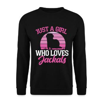 Chacal - Sweat-shirt Unisexe - noir - Devant - Alina (178cm) & Michal (187cm)