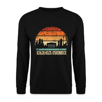 Schloß Holte-Stukenbrock - Sweat-shirt Unisexe - noir - Devant - Alina (178cm) & Michal (187cm)