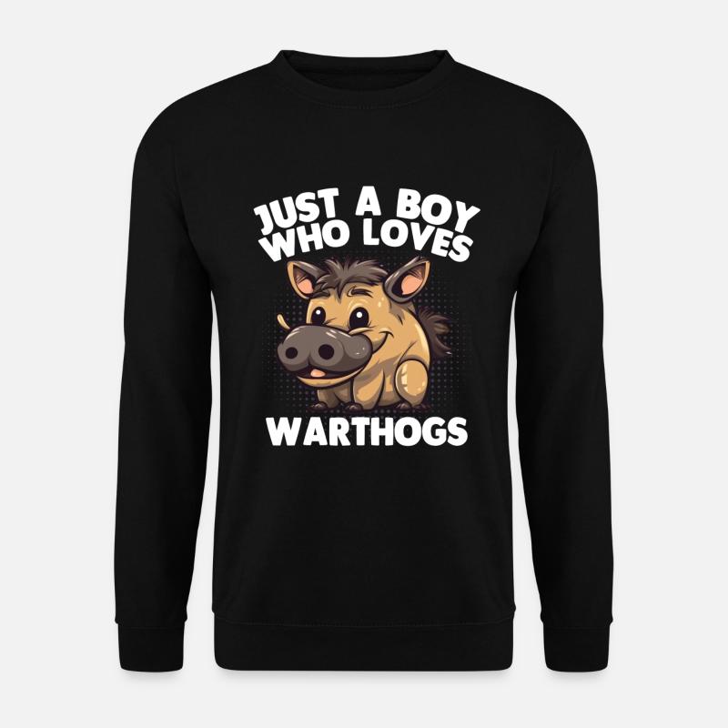Warzenschwein - Unisex Pullover - Schwarz