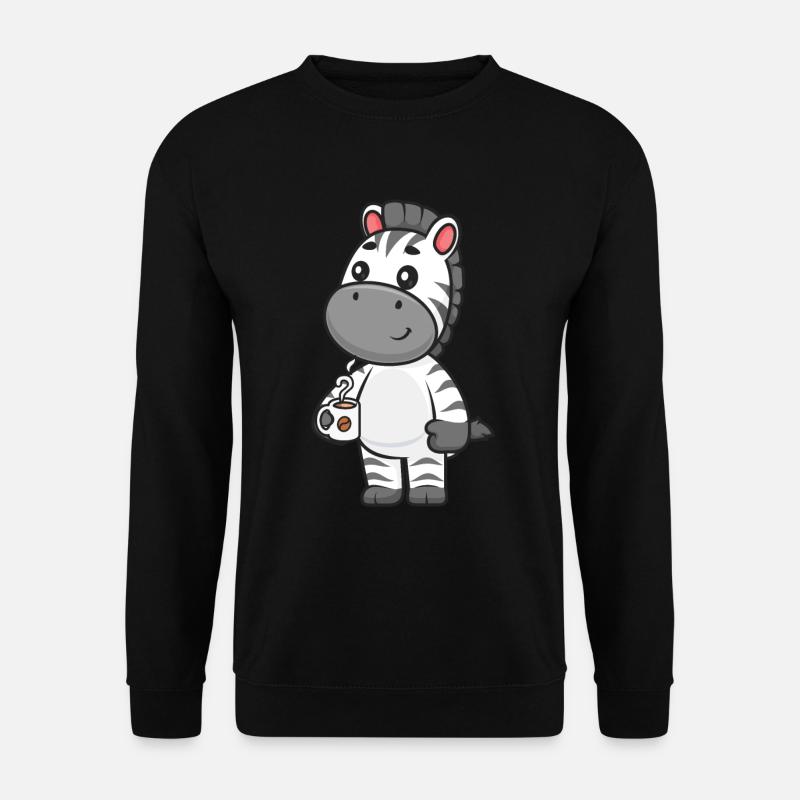 Zebra - Unisex Sweatshirt - black