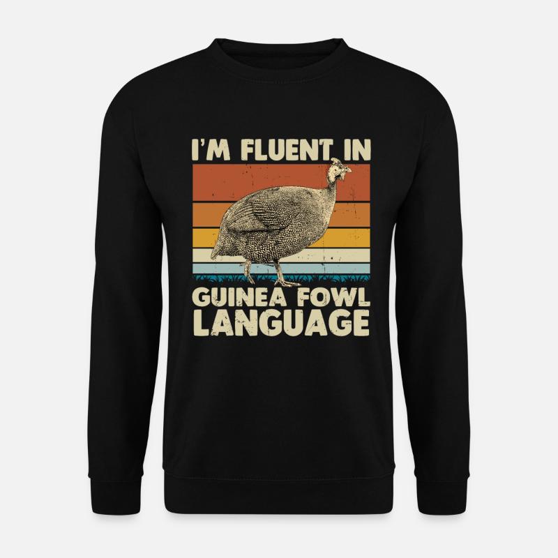 Perlhuhn - Unisex Pullover - Schwarz