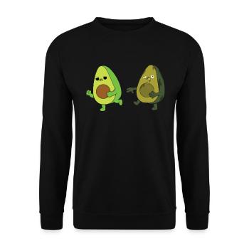 Avocat Zombie - Sweat-shirt Unisexe - noir - Devant - Alina (178cm) & Michal (187cm)