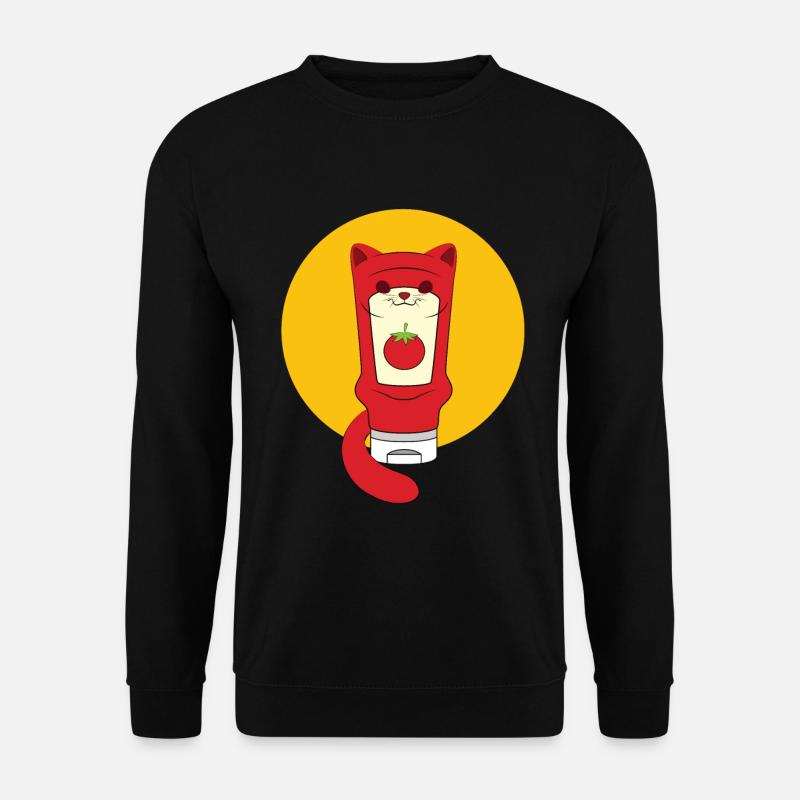 Cat casserole - Unisex Sweatshirt - black