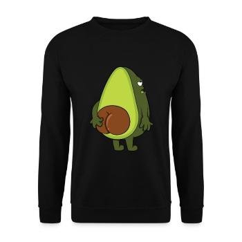 Avocado - Unisex Pullover - Schwarz - Vorne - Alina (178cm) & Michal (187cm)