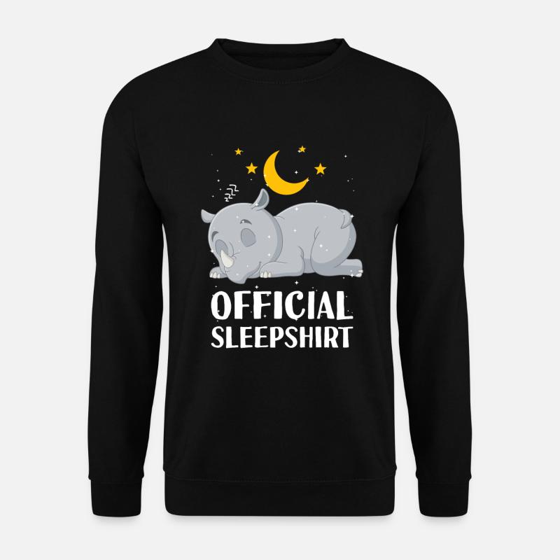 Nashorn - Unisex Pullover - Schwarz