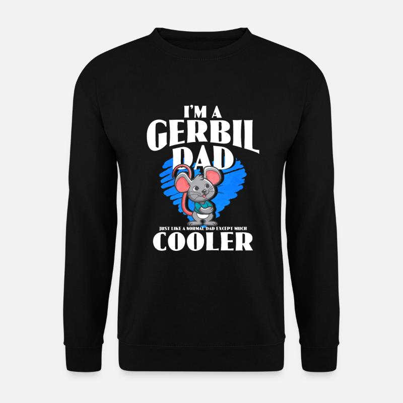 Rennmaus Maus Geschenk - Unisex Pullover - Schwarz