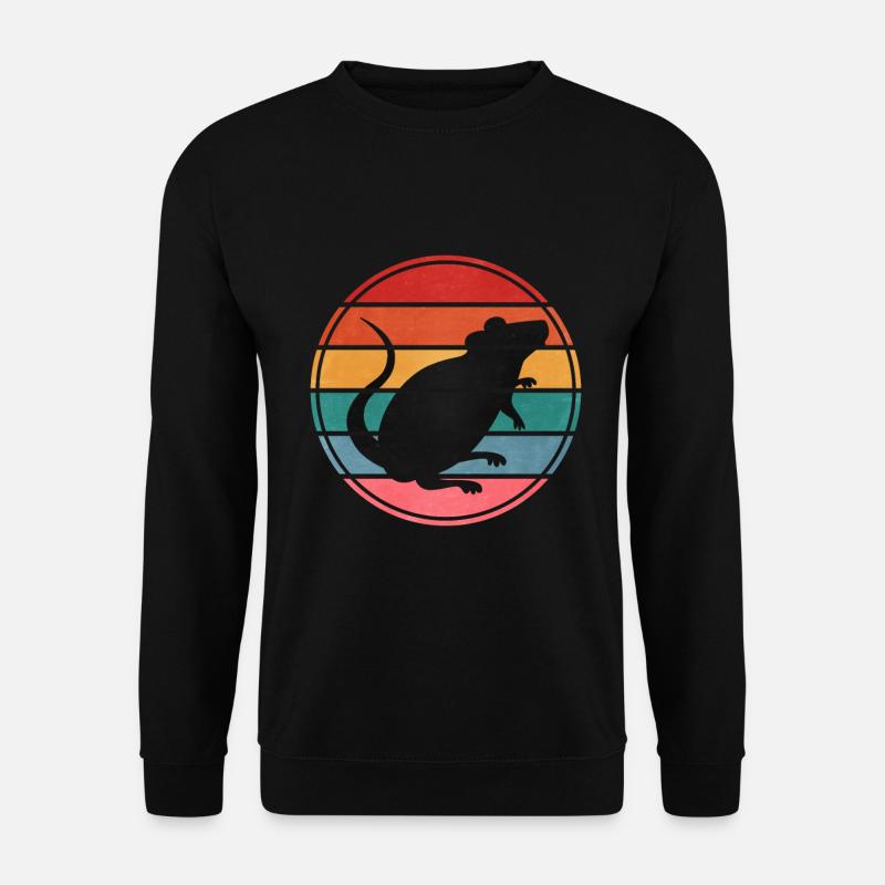 Gerbil Mouse Gift - Unisex Sweatshirt - black