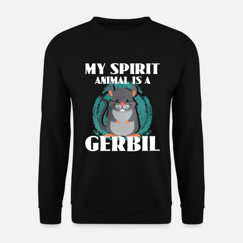 Rennmaus Maus Geschenk - Unisex Pullover - Schwarz