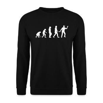 Virtual Reality VR Gift - Unisex Sweatshirt - black - Front - Alina (178cm) & Michal (187cm)