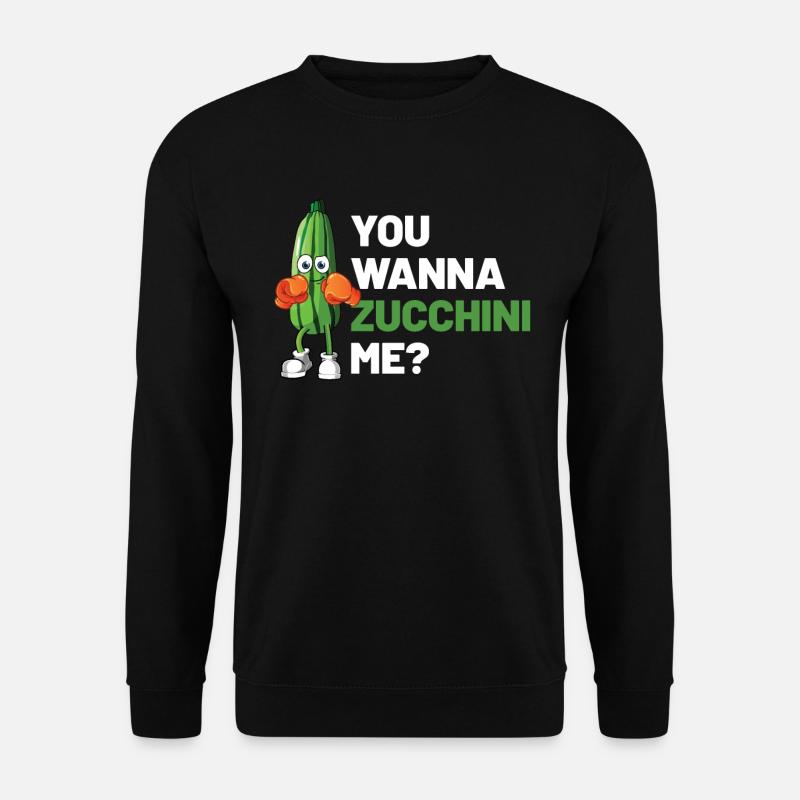 Zucchini - Unisex Pullover - Schwarz