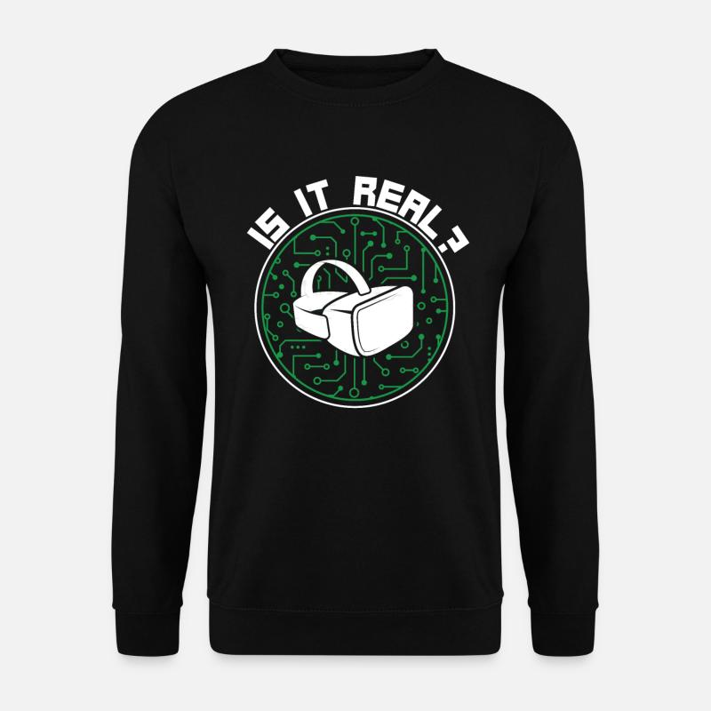 Virtual Reality VR Geschenk - Unisex Pullover - Schwarz