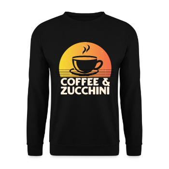 Virtual Reality VR Gift - Unisex Sweatshirt - black - Front - Alina (178cm) & Michal (187cm)