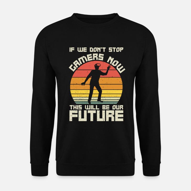 Virtual Reality VR Geschenk - Unisex Pullover - Schwarz