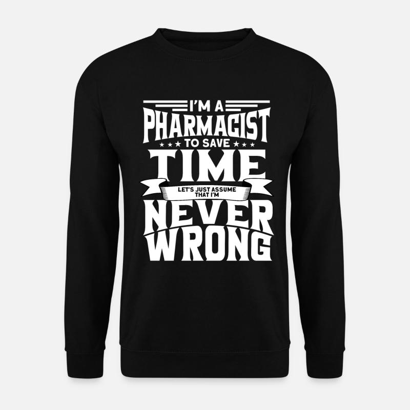 Apotheker - Unisex Pullover - Schwarz