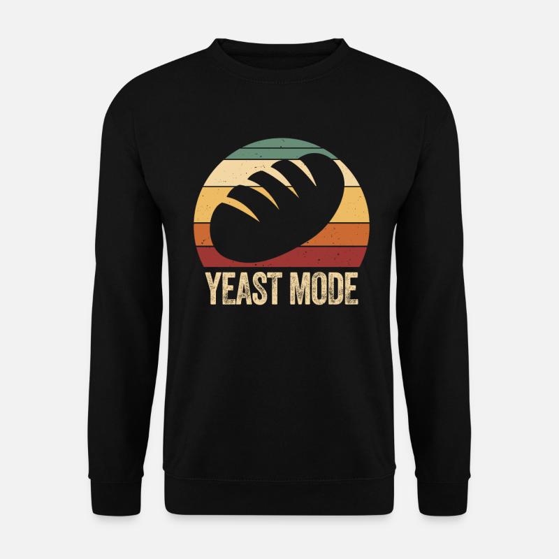 Weinlese-Hefe-Modus - Unisex Pullover - Schwarz