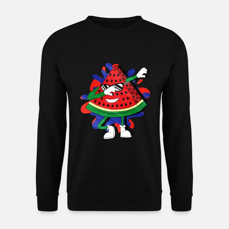 Wassermelone - Unisex Pullover - Schwarz