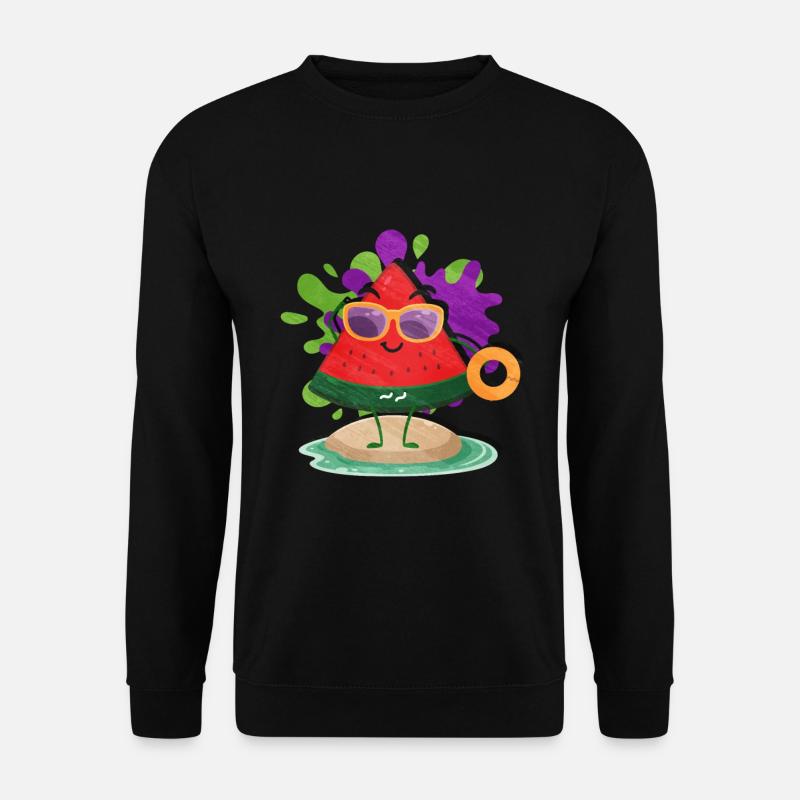 Pastèque - Sweat-shirt Unisexe - noir