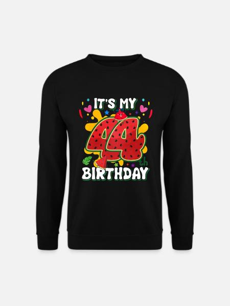 44e anniversaire Pastèque - Sweat-shirt Unisexe - noir