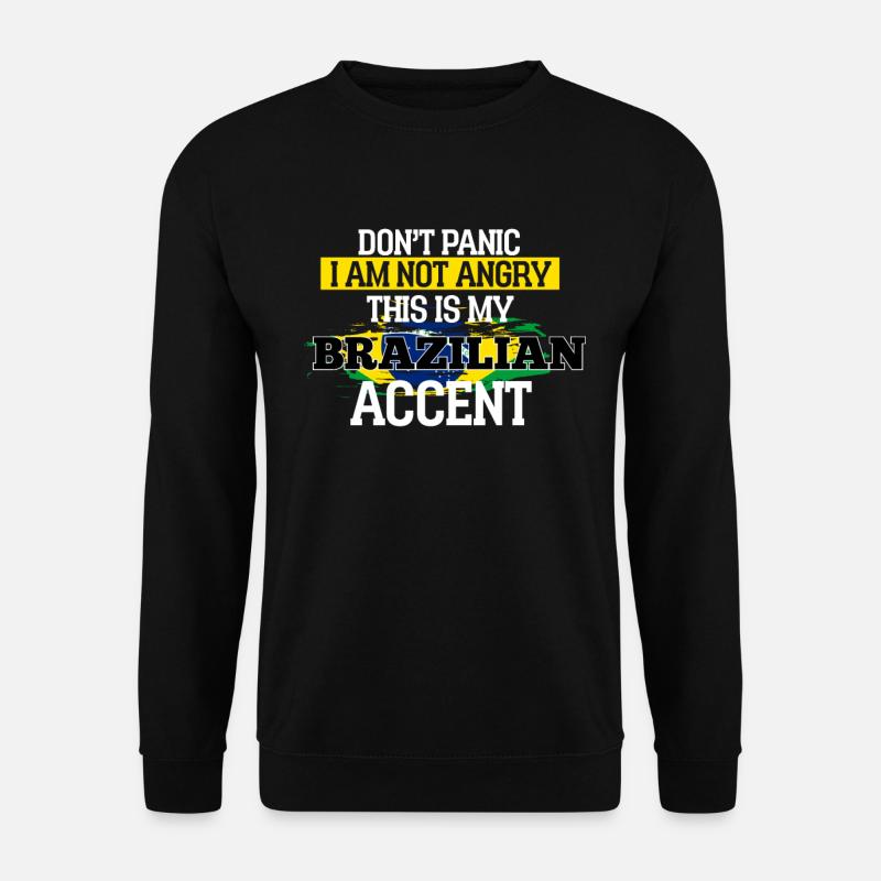 Brasilien - Unisex Pullover - Schwarz