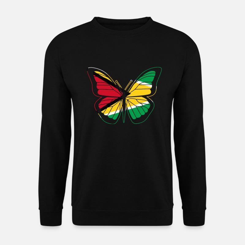 Guyana - Unisex Pullover - Schwarz