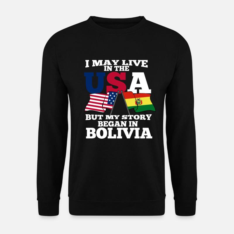 Bolivien - Unisex Pullover - Schwarz