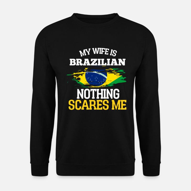 Brasilien - Unisex Pullover - Schwarz