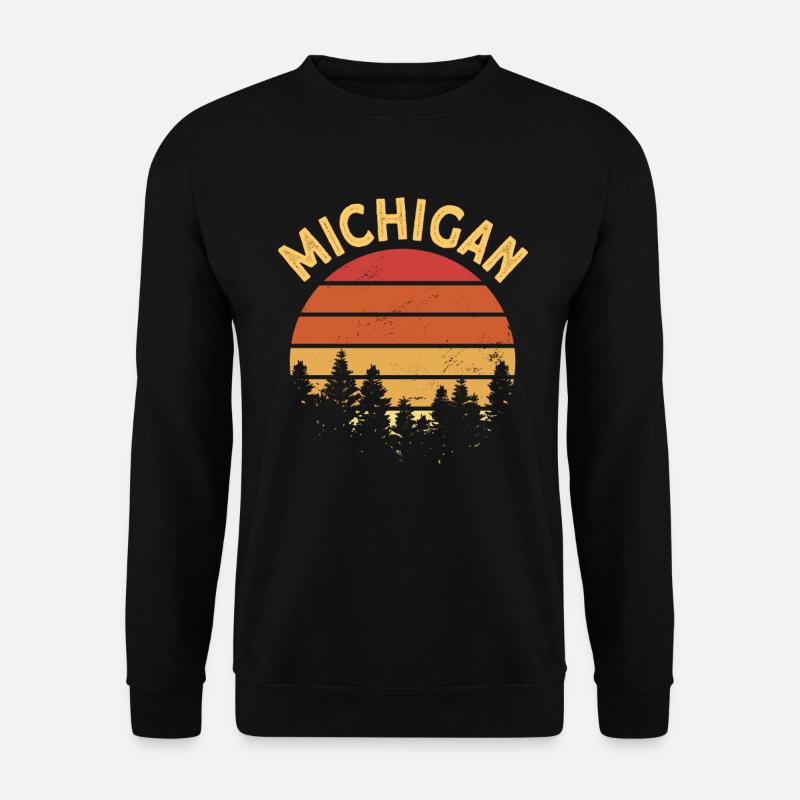 michigan - Unisex Pullover - Schwarz