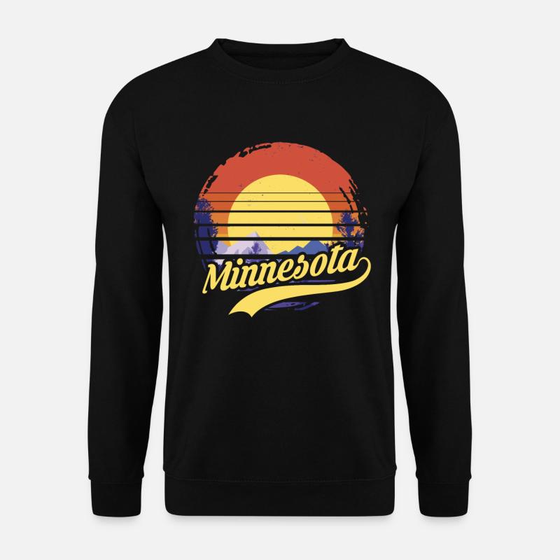 Minnesota - Unisex Pullover - Schwarz