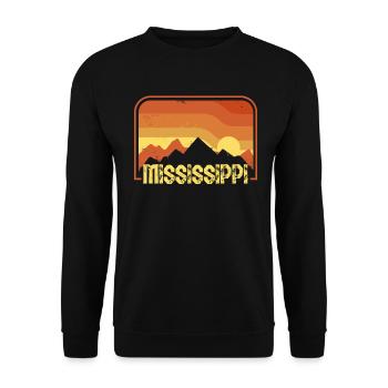 Mississippi - Unisex Pullover - Schwarz - Vorne - Alina (178cm) & Michal (187cm)