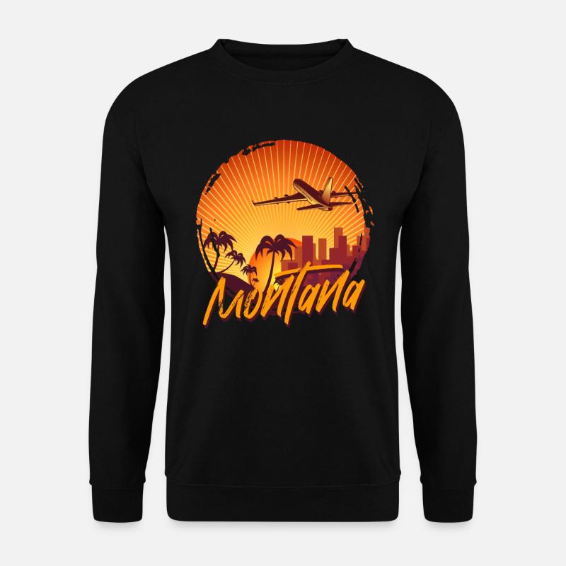 Montana - Unisex Pullover - Schwarz