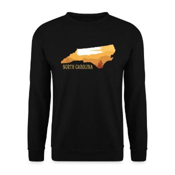 North Carolina - Unisex Pullover - Schwarz - Vorne - Alina (178cm) & Michal (187cm)