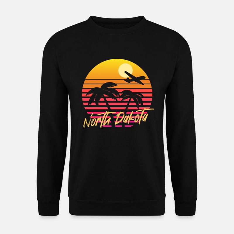 North Dakota - Unisex Pullover - Schwarz