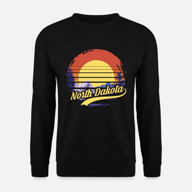 North Dakota - Unisex Pullover - Schwarz