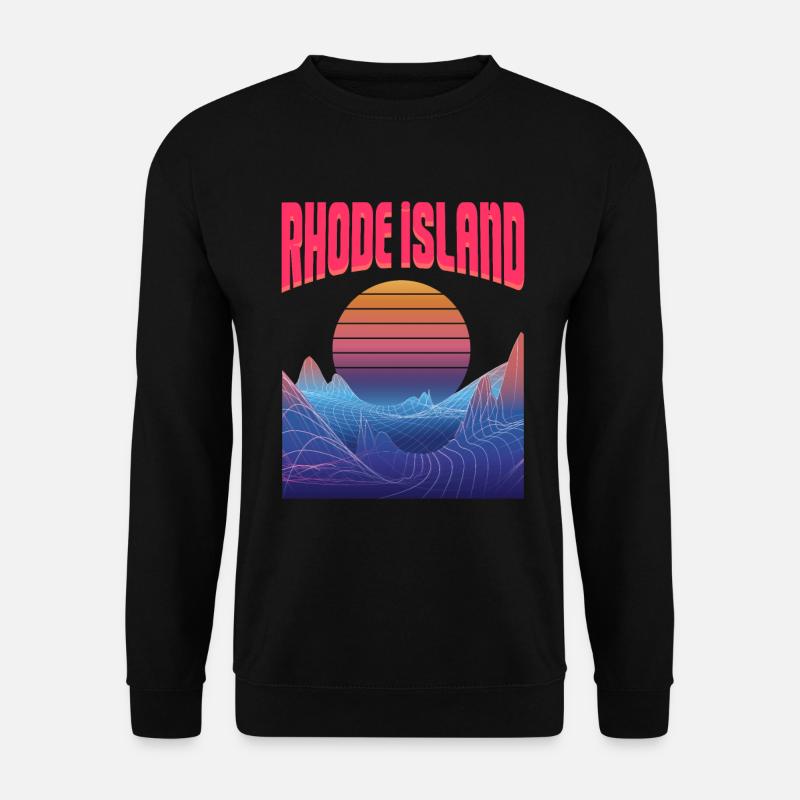 Rhode Island - Unisex Sweatshirt - black