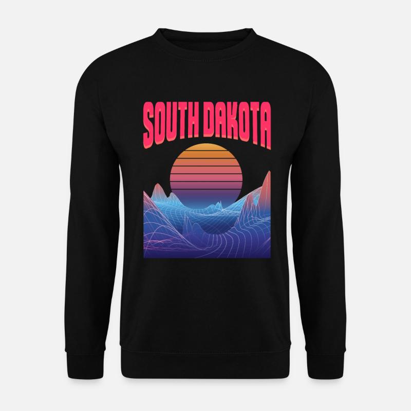 South Dakota - Unisex Pullover - Schwarz
