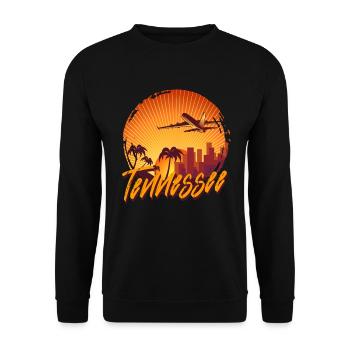 Tennessee - Unisex Sweatshirt - black - Front - Alina (178cm) & Michal (187cm)