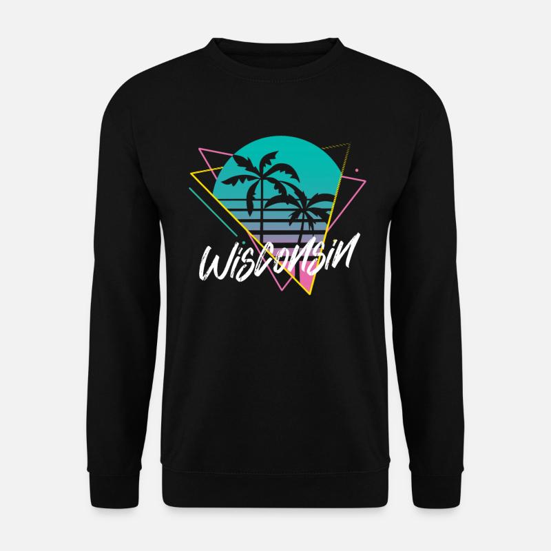 Wisconsin - Unisex Pullover - Schwarz