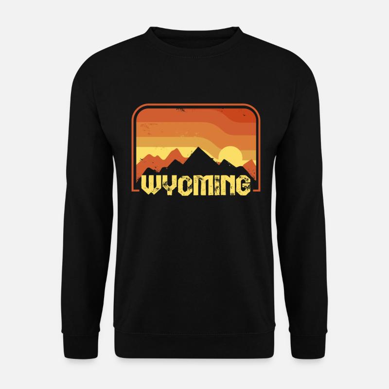 Wyoming - Unisex Pullover - Schwarz